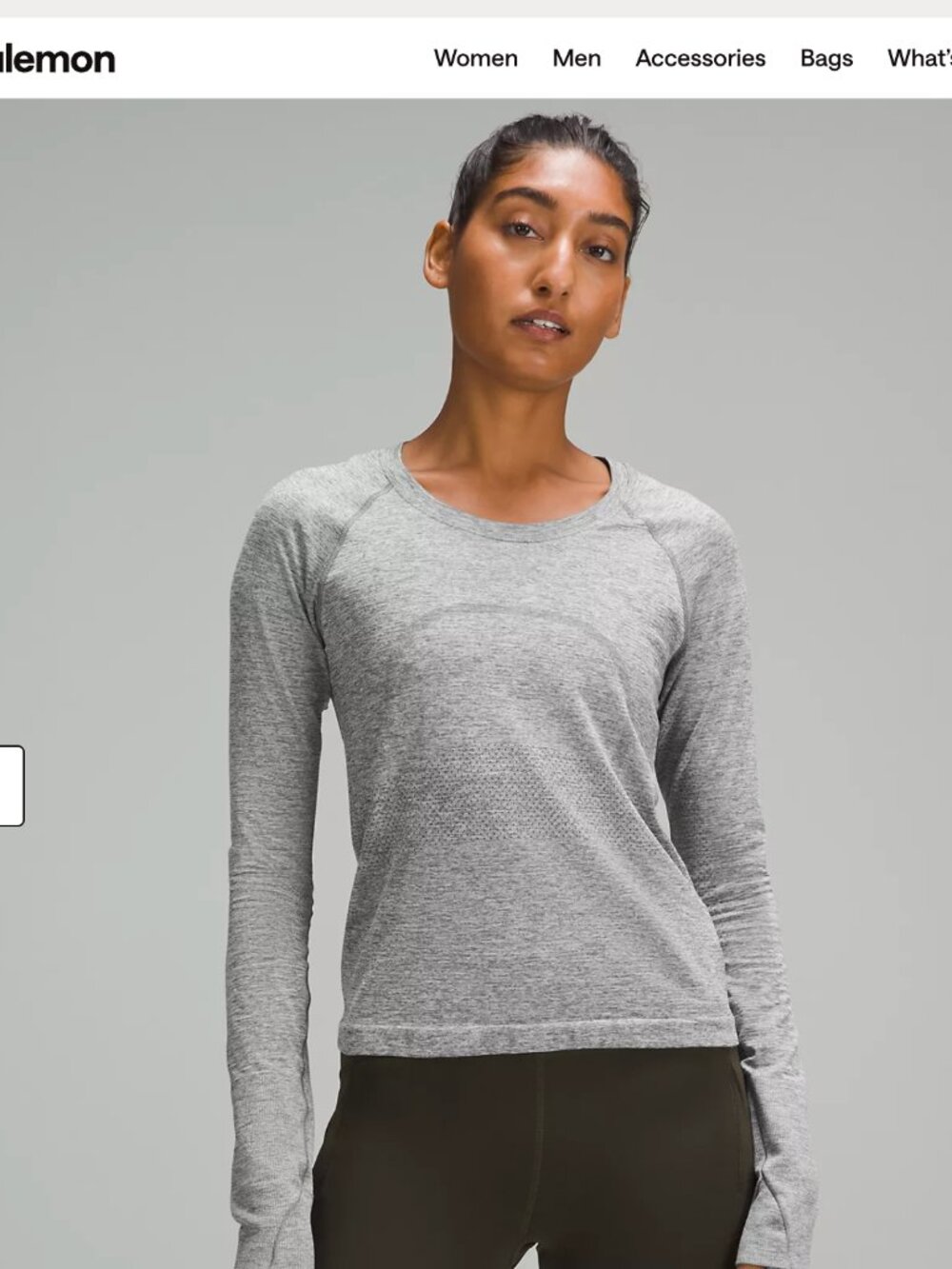 Swiftly Tech Long-Sleeve Shirt 2.0 Waist Length